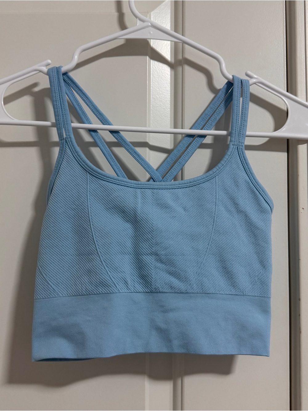 Zella Light Blue Strappy Sports Bralette